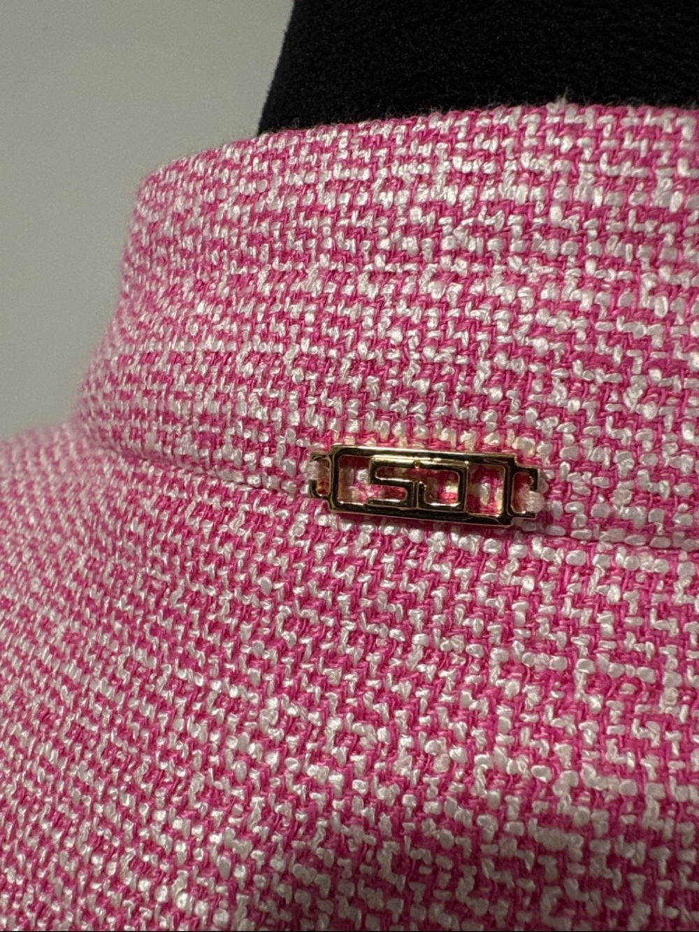St. John Sport by Marie Gray Pink Tweed Zip-Front Jacket - Picture 8 of 9